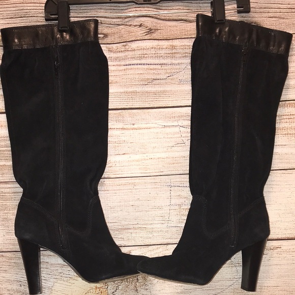 Michael Kors Suede Black Boots Size 6.5M - Picture 5 of 8